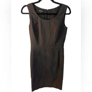 Lafayette 148 Micro Dot Virgin Wool Sleeveless Knee Length Dress Size 0